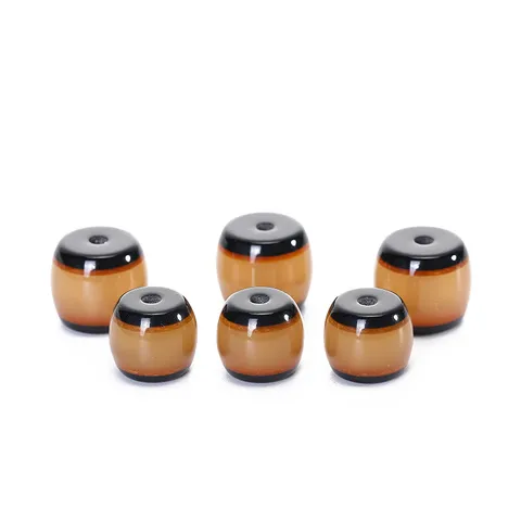 Resin Horn Barrel Beads Imitation Buffalo Horn Loose Beads For DIY Jewelry Making Bracelet Necklace Accessories