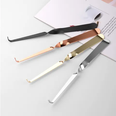 Estintore a Gancio per Stoppino per Candele in Acciaio Inossidabile Moderno Minimalista Strumento per la Cura delle Candele per Aromaterapia Accessori per la Decorazione della Casa