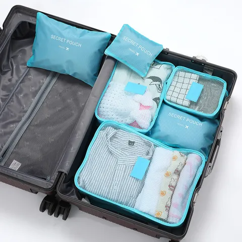 Reis Opbergtas Waterdicht Oxford Doek Inpakblokjes Voor Kleding Bagage Organizer Draagbare Reisaccessoires