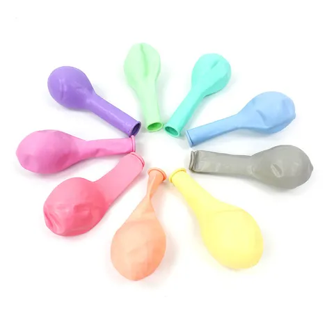 10 Zoll Macaron Latex Ballons Bunte Ballon Packung Sortierte Farben Für Hochzeit Geburtstag Party Dekoration