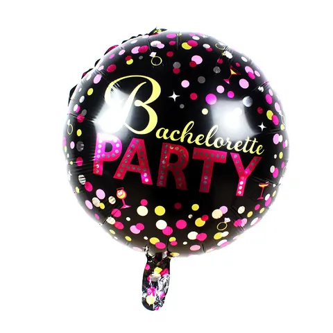Ronde Aluminiumfolie Ballon Vrijgezellenfeest Make-up Lipstick Thema Verjaardag Feest Viering Decoratie Ballon