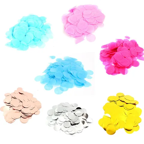 Colorful Round Confetti Sequins For Birthday Party Wedding Balloon Filling Decoration Festive Celebration Supplies