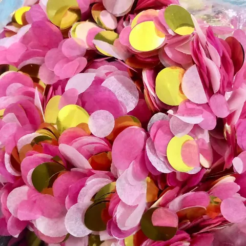 Colorful Round Confetti Sequins For Birthday Party Wedding Balloon Filling Decoration Festive Celebration Supplies