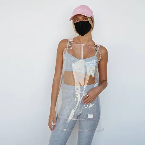 Wasserdicht Öldicht Transparent TPU Schürze Klar Schönheitssalon Tierhandlung Arbeitskleidung Unisex Mode Küche Kochschürze