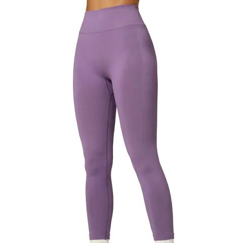Women's Seamless High Waist Yoga Pants Quick Dry Stretch Fitness Running Leggings Solid Color Slimming Gym Trousers