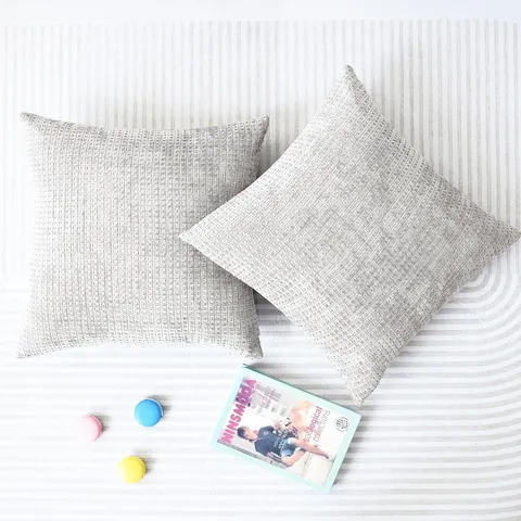 Nordischer Stil Einfarbig Chenille Gewebt Kissenbezug Für Wohnzimmer Sofa Schlafzimmer Dekorativer Kissenbezug