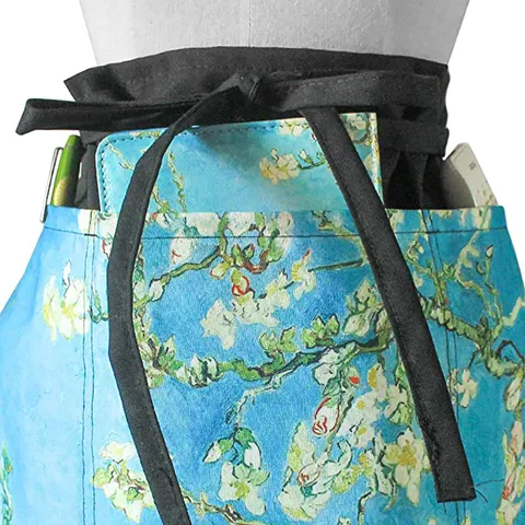 Polyester Halbschürze Mit Mehreren Taschen Küche Taillenschürze Für Kochen Restaurant Koch Kellner Arbeit