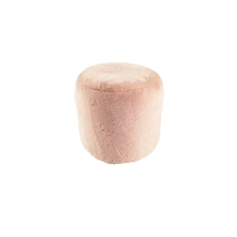 Nordisch Runder Plüsch Fußhocker Fauler Sofa Tatami Sitzsack Wohnzimmer Schlafzimmer Schuhwechselhocker Weich Kunstkaninchenfell Pouf