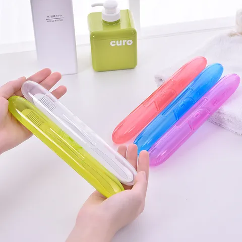 Custodia per Spazzolino da Viaggio in Plastica Portatile Contenitore di Immaginazione per Dentifricio Antipolvere per Bagno Viaggio