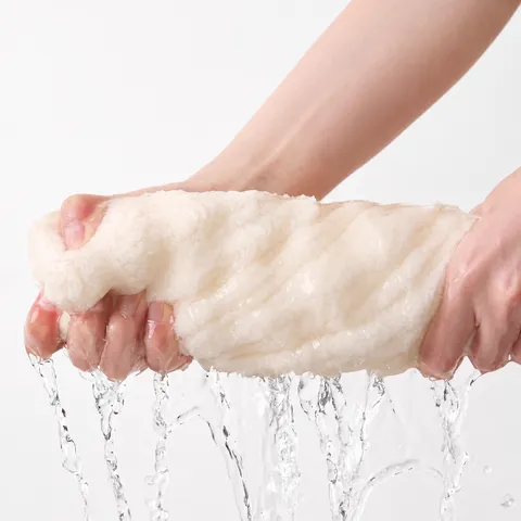 French Luxury Thickened Coral Fleece Hair Drying Cap Quick Drying Absorbent Towel Wrap For Women Long Hair Bath Cap