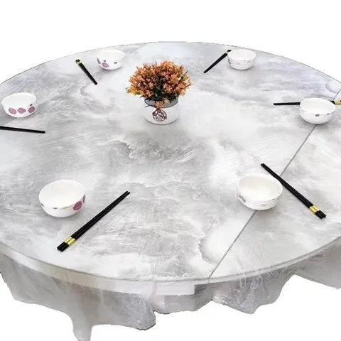 Thickened Disposable Plastic Tablecloth Waterproof And Oil-Proof Table Cover For Wedding Party Home Dining Table