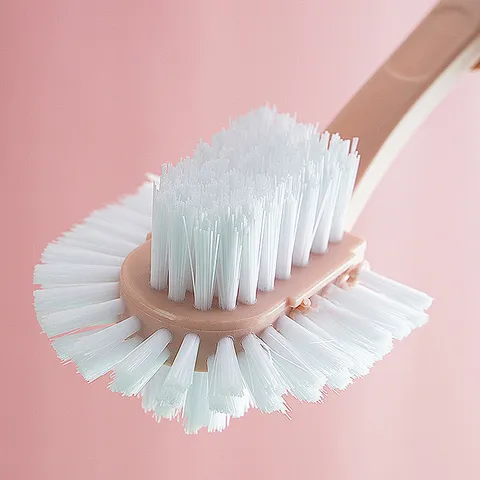 Household Multi-Functional Five-Side Shoe Brush Long Handle Soft Bristle Cleaning Brush For Shoes And Clothes