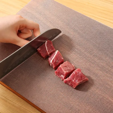 Disposable Cutting Board Mat Transparent Plastic Anti Slip Chopping Board Paper Roll For Kitchen Fruit Vegetable Prep