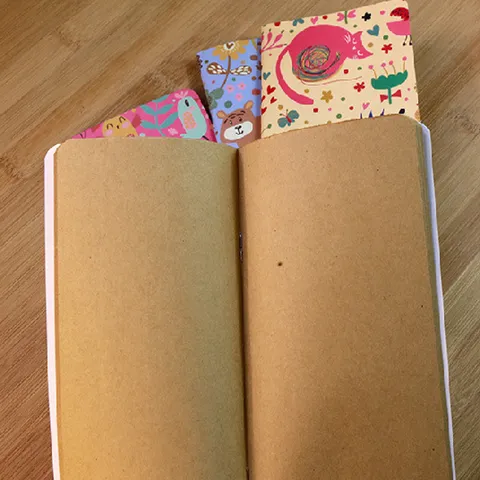 Cute Cartoon Travel Notebook Portable Business Office Writing Journal Student Memo Notepad