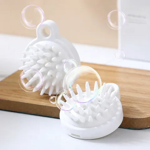 Japanischer Stil Silikon Kopfhaut Massager Shampoo Bürste Haarschrubber Kopf Massage Werkzeug Für Haarwäsche Badezimmer