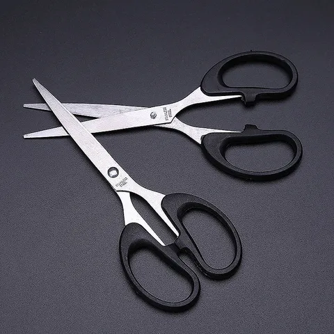 Stainless Steel Household Office Scissors Student Stationery Craft Paper Cutting Tool