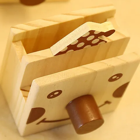 Creative Wooden Pen Holder Cute Animal Desktop Storage Organizer Multifunctional Eyewear Stand For Office Desk Decor
