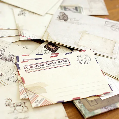 Creative Vintage Style Small Envelopes Retro Stationery Letter Packing Paper Envelope Set For Office School
