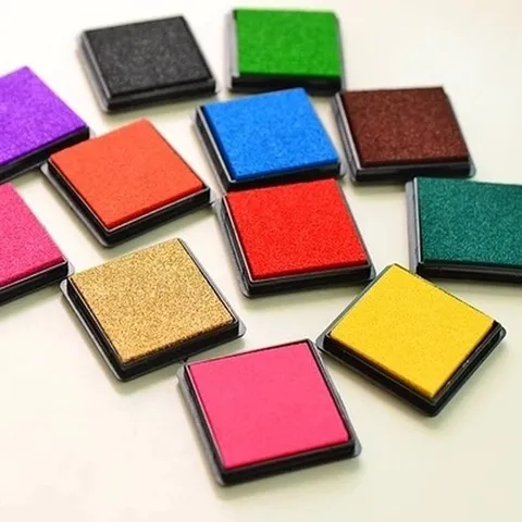 Encreur Coloré Carré Pour Journal Scrapbook Album DIY Coloriage Bureau École Papeterie Articles