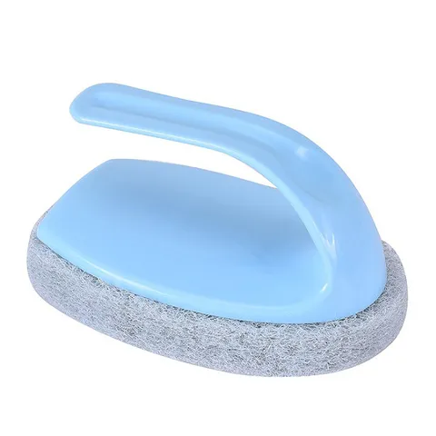 Cepillo de Limpieza Multifuncional con Mango Esponja Borrador para Cocina Plato Olla Baño Azulejo Herramienta de Limpieza Doméstica