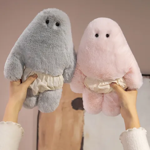 Jouet en Peluche Créatif Animal Mignon Poupée Dessin Animé Avec Pantalon Amovible Oreiller Doux Cadeau D'Anniversaire Pour Enfants