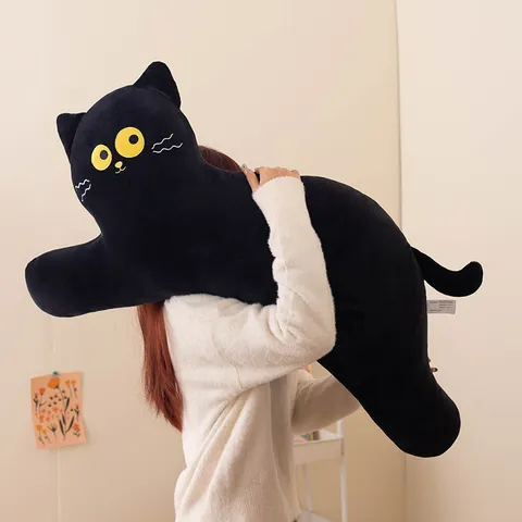 Mignon Chat Crocodile Renard Et Éléphant Jouet en Peluche Long Coussin Doux Animal En Peluche Canapé Coussin Oreiller De Jambe