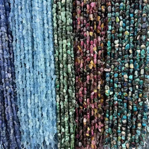 Irregular Natural Stone Beads Raw Ore Nugget Loose Beads For DIY Jewelry Making Bracelet Necklace Handmade Accessories