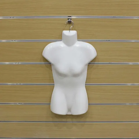 Mannequin en Plastique pour Enfants Forme Demi-Corps Cintre d'Affichage pour Maillot de Bain Enfant Magasin de Vêtements Accessoires de Présentation