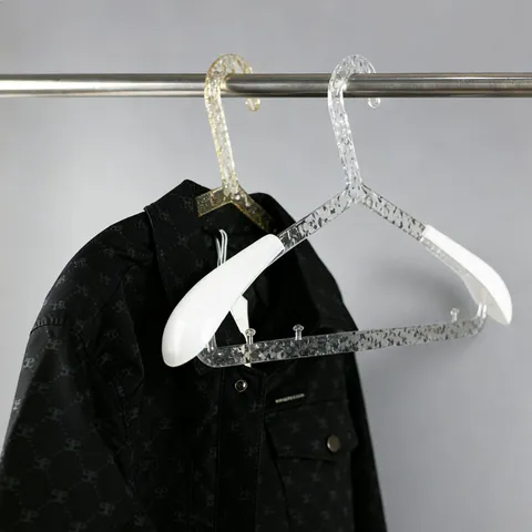 Huishouden Kledinghanger Schouderverbreding Accessoires Anti-Krenk Plastic Schouderpads Beschermer Voor Kleerhangers