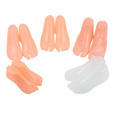 Accessoires d'Affichage de Modèle de Pied d'Embauchoir Creux en Plastique pour Sandales Pantoufles et Chaussettes Présentoir de Magasin de Détail