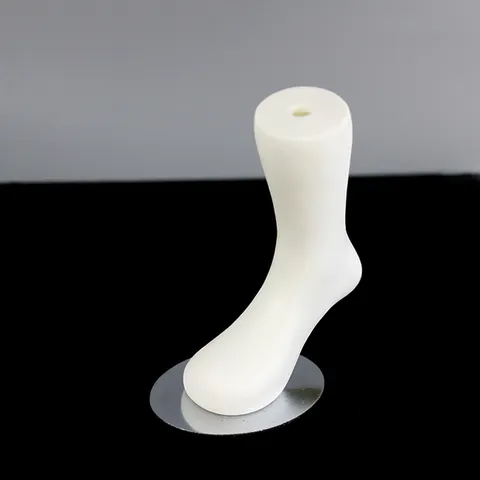 Kinder Sokken Paspop Voet Model Kunststof Display Stande Met Magnetische Basis