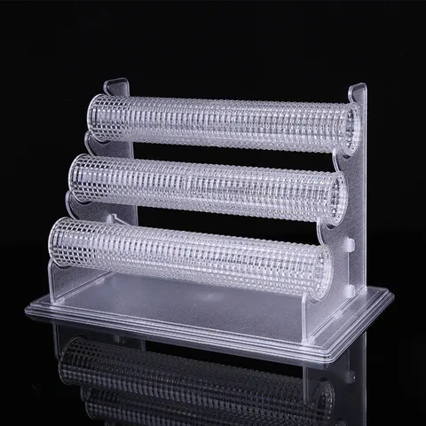 Plastic Multilayer Detachable Bracelet Display Stand Countertop Watch Storage Holder For Jewelry Store Home