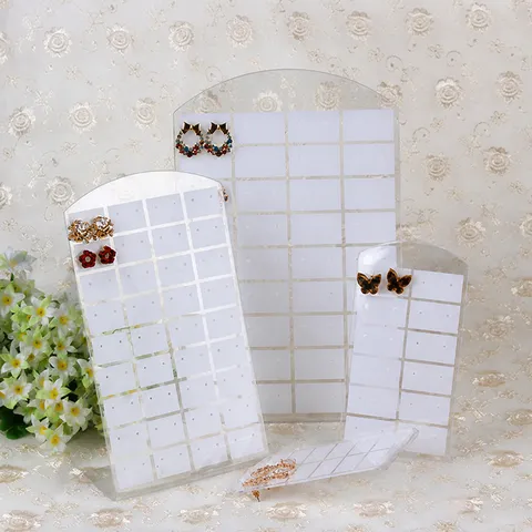 Kunststof Oorbellen Display Standaard Houder Organizer Acryl Vitrine Rek Voor Toonbank