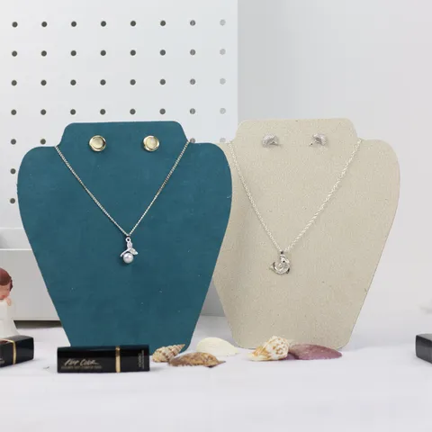 Opvouwbare Fluwelen Ketting Display Standaard Sieraden Organizer Houder Voor Armbanden Oorbellen Vitrine