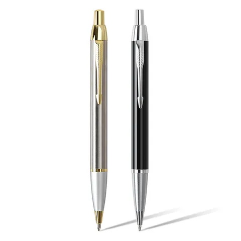 High End Metal Push Ballpoint Pen Business Office Stationery Metal Ballpoint Pen For Business Meeting Gift
