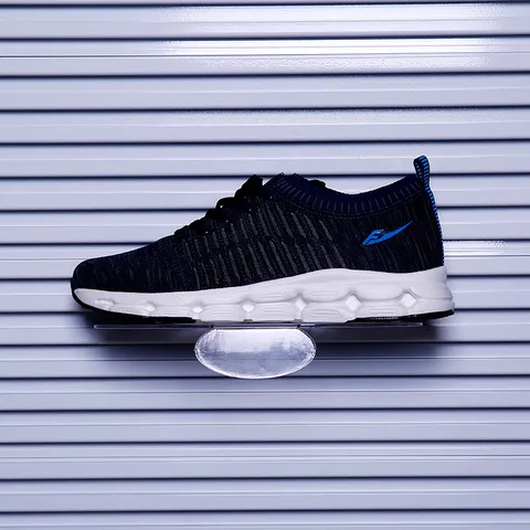 Espositore per Scarpe in Acrilico a Forma di Uovo Supporto da Parete per Negozio