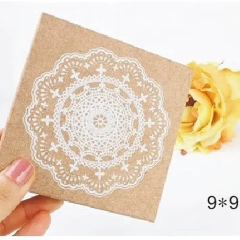 Vintage Wooden Stamp Romantic Lace Floral Pattern Rubber Stamp For DIY Journal Scrapbook Diary Album Craft Decoration
