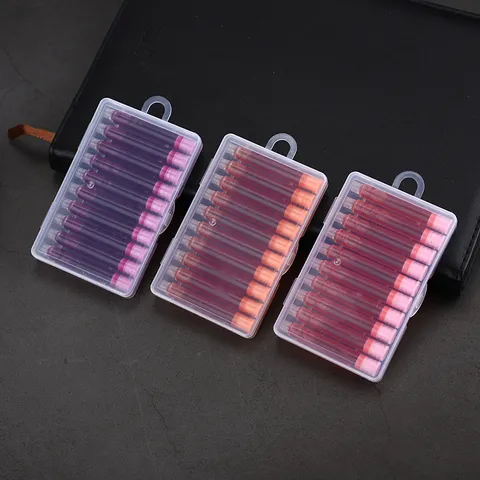 Recharges d'Encre pour Stylo Plume Calibre 3.4 Cartouches d'Encre Colorées En Plastique Fournitures de Bureau