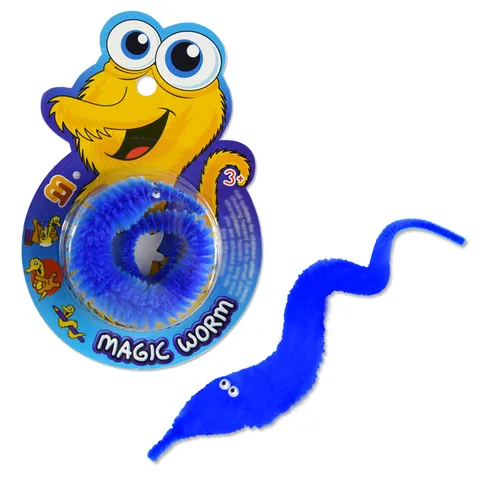 Jouet Ver Magique Mignon Duveteux Ver Torsadé Accessoires Tour de Fête Enfants Jouet Nouveauté Ver Magique Coloré