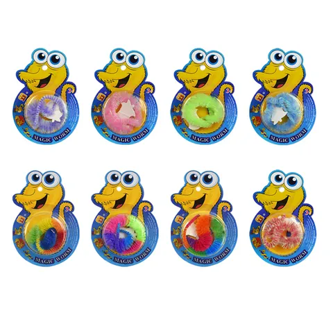 Jouet Ver Magique Chenille Duveteuse Arc-en-ciel Accessoires de Magie Mignons Enfants Nouveauté Jouets Cadeau de Fête Coloré