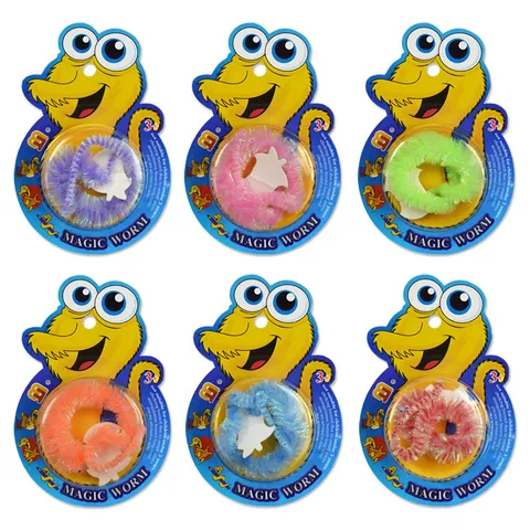 Jouet Ver Magique Chenille Duveteuse Arc-en-ciel Accessoires de Magie Mignons Enfants Nouveauté Jouets Cadeau de Fête Coloré