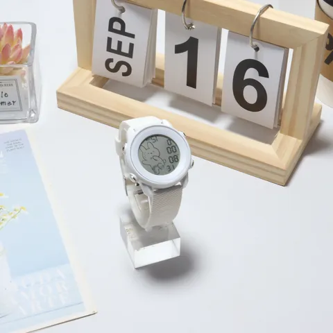 Orologio Sportivo Digitale in Plastica e Silicone per Bambini Con Motivo a Coniglio Allarme Luminoso Orologio Elettronico