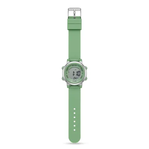 Digital Sportuhr Für Kinder Teenager Buntes Macaron Silikonarmband 3ATM Wasserdicht Leuchtende Elektronische Uhr Für Studenten Unisex
