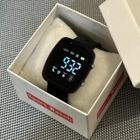 Unisex LED Digital Sport Watch Luminous Square Electronic Watch for Students High School Boys Girls Fashion Wristwatch