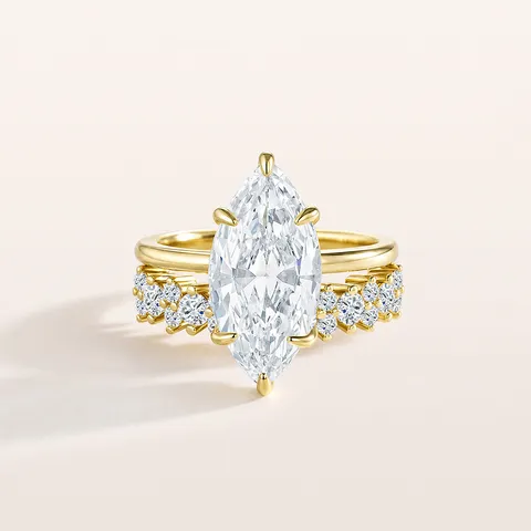 S925 Sterling Silver Marquise Ice Flower Cut Zirconia Rings For Women Luxury Stackable Combination Finger Ring Jewelry