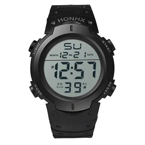 Multifunktionale Digitale Sportuhr Wasserdicht Für Herren Teenager Kinder Studenten Elektronische Armbanduhr Mit Alarm Hintergrundbeleuchtung