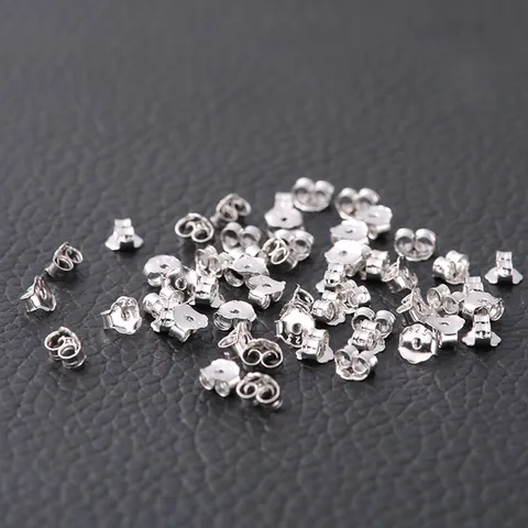 Farfalline per Orecchini in Argento Sterling 925 Chiusure per Orecchini Minimaliste a Farfalla per Creazione Gioielli