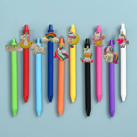 Cute Cartoon Unicorn Gel Pens Colorful Writing Pens Student School Stationery Supplies Office Writing Instrument