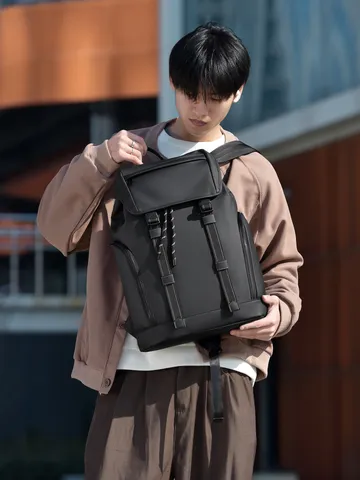 Mochila Casual de Negocios para Hombre Impermeable Gran Capacidad Bolsa para Portátil Viaje Escuela para Commute Diario
