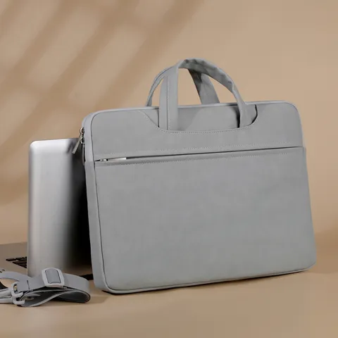 Cartella per Laptop in Tessuto Oxford Minimalista Per Uomo e Donna Grande Capacità Impermeabile Borsa per Computer da Lavoro